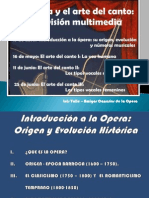 La Opera y El Arte Del Canto - Una Vision Multimedia I