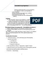 Anaemia in Pregnancy1