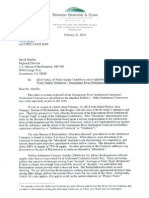 Letter to USBR regarding Sac River Settlement Contractors