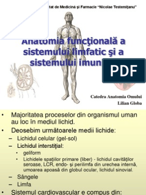sistemul limfatic pdf dureri de negi