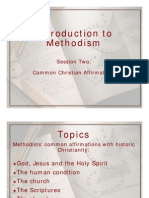 Introduction To Methodism: Session Two: Common Christian Affirmations