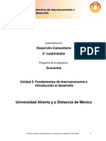 ECONOMIA U3. Fundamentos de Macroeconomia