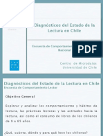 Diagnósticos Del Estado de La Lectura en Chile. Encuesta de Comportamiento Lector A Nivel Nacional. Microdatos