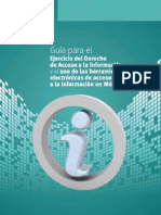 Guía para el ejercicio del Derecho de Acceso a la Información y el uso de las herramientas electrónicas en México