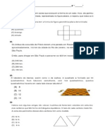 prova diagnostica  8º ano Noite