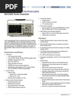 MDO3000 Oscilloscope Datasheet