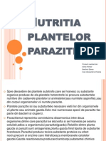 Nutritia Plantelor Parazite