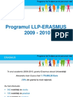 Statistic I Erasmus 20092010