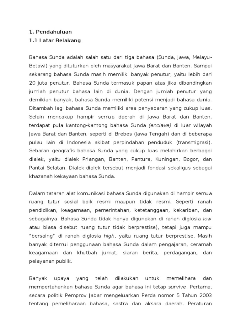 Konsep Plural Dalam Bahasa Sunda