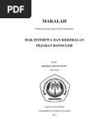 Download Makalah H Diplomatik Hak Istimewa Dan Kekebalan Konsuler by Erich B P Wenno SN209458069 doc pdf
