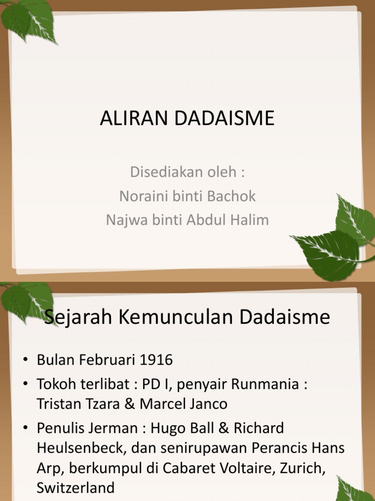ALIRAN DADAISME