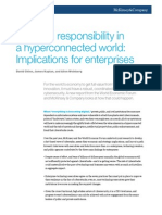 MCKINSEY - Risk and Responsability in a hyperconnected world 2014