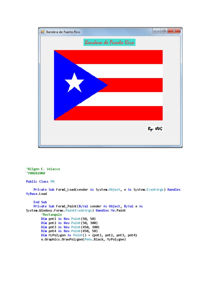 Visual Basic Shape Drawing Code | PDF | Teaching Methods & Materials