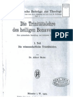 Albert Stohr, Die Trinitätslehre des heiligen Bonaventura, Aschendorff, 1923