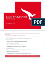  Qantas 2013/14 Half-Year Results - Investor Presentation 