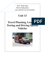 13 Nysdtsea Unit 13 Travel Planning Loading Towing and Driving Special Vehicles