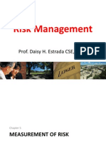 Risk Management: Prof. Daisy H. Estrada CSE, DBA©