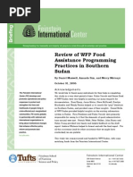 Download Review of WFP Food Assistance Programming Practices in Southern Sudan by Feinstein International Center SN2094987 doc pdf