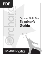 Gold Star Teachers Guide