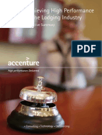 Achieving High Performance in The Lodging Industry: Executive Summary