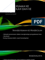 Transisi Rumah Ke Prasekolah Dan Ke Tahun 1