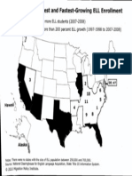 states with the largest and fastes-growing ell enrollment