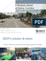 SDOT's Roxbury Road Safety Presentation