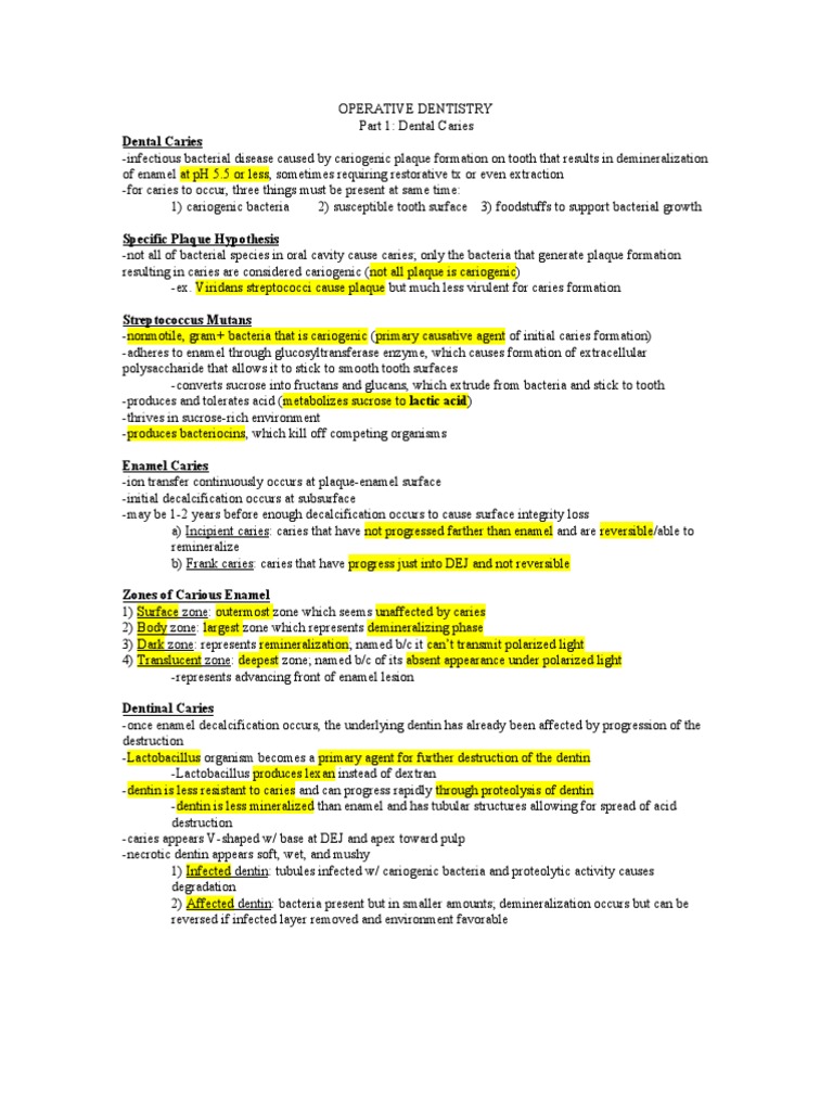 NBDE Dental Boards Operative Dentistry33 PDF Deformation