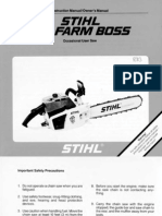 STIHL 041 Farm Boss Instruction Manual