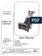 Swisher 627851X07A Owner's manual