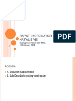 Rapat i Kordinator Dies Natalis Viii