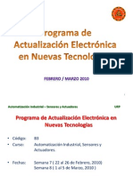 Automatización Industrial - Sensores y Actuadores