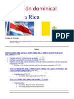 Legislación Dominical en Costa Rica
