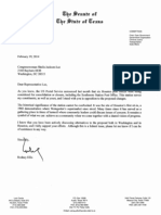 Texas State Sen. Rodney Ellis' letter supporting the preservation of Houston's Southmore Station post office at 4110 Almeda | February 19, 2014