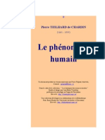 Le Phenomene Humain - Teilhard de Chardin