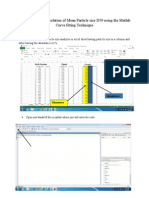 Methods For The Estmation of Mean Particle Size D50 Using The Matlab Curve Fitting Technique