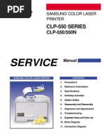 Samsung CLP-550 Service Manual