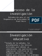 El Proceso de La Investigación