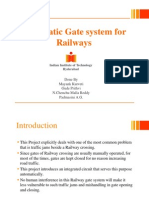 Automatic Gate System For Railways