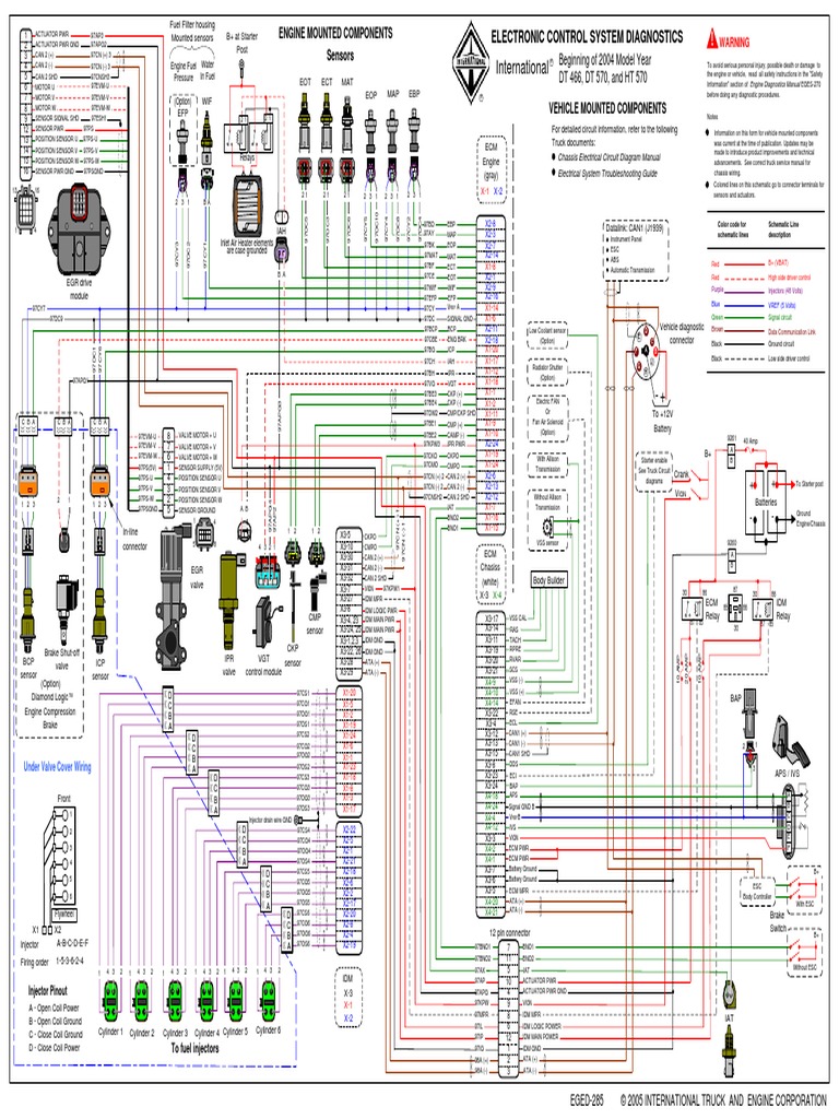 Diagrama Dt466e Egr