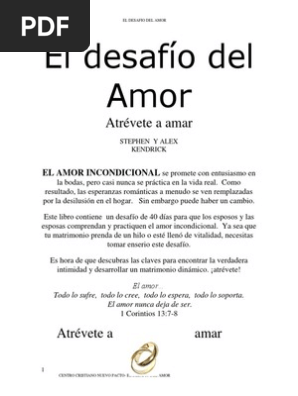 Eldesafiodelamor 8estudiosdocrecuperado Egoísmo