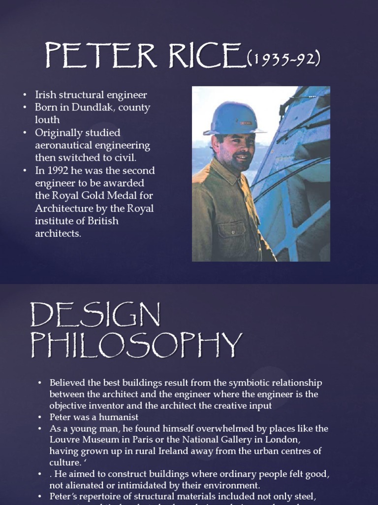 Peter Rice: Visionary Structural Engineer | PDF | Social Science | Travel