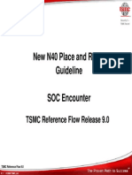 New N40 Place Route Guideline Presentation SOCE
