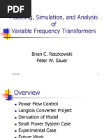 Variable Frequency Transformer