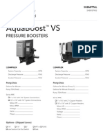 Aquaboost VS: Pressure Boosters