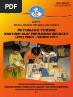 Download Juknis Bantuan APE PAUD 2013 by Imma Afifah SN209546158 doc pdf