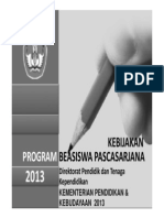 Sosialisasi Beasiswa BPPDN DIKTI 2013 (Final) BW