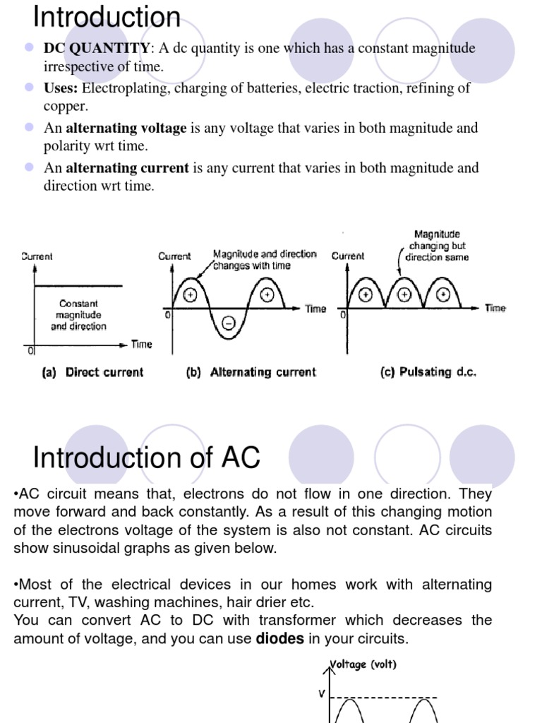 Understanding AC and DC Electrical Concepts | PDF | Series And Parallel ...