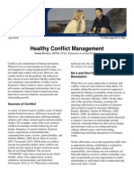 Healthy Conflict Management: Naomi Brower, MFHD, CFLE, Extension Assistant Professor