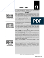 SOF Sample Paper Class 11